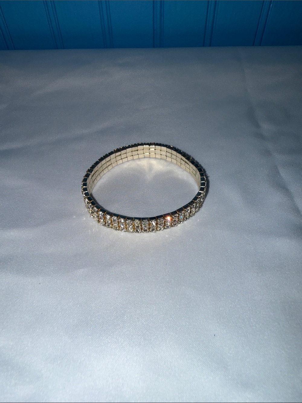 Set of 3 Stretch Bracelets in Silver - Picture 3 of 4